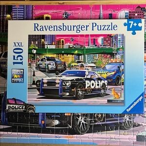 🧩 150 XXL Ravensburger “Police on Patrol”. Great puzzle for kids. Complete.
